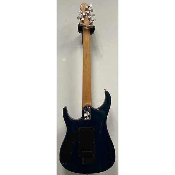 Used Sterling by Music Man Used Sterling By Music Man JP150DQM Neptune Blue Solid Body Electric Guitar