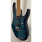 Used Sterling by Music Man Used Sterling By Music Man JP150DQM Neptune Blue Solid Body Electric Guitar