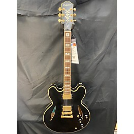 Used Epiphone Used Epiphone Sheraton Black Hollow Body Electric Guitar