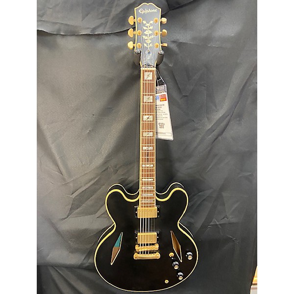 Used Epiphone Used Epiphone Sheraton Black Hollow Body Electric Guitar