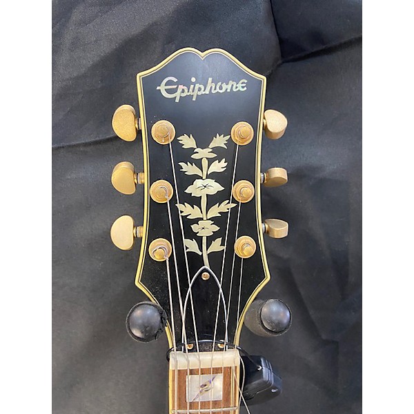 Used Epiphone Used Epiphone Sheraton Black Hollow Body Electric Guitar