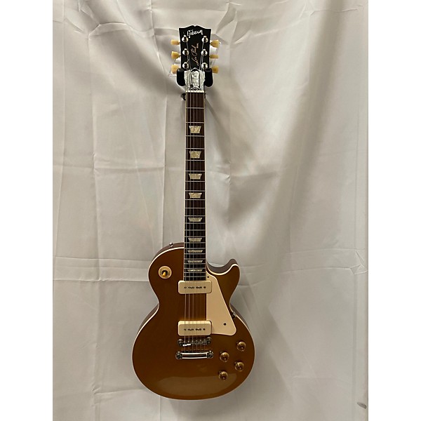 Used Gibson Used 2021 Gibson Les Paul Standard 50's P90s Gold Top Solid Body Electric Guitar