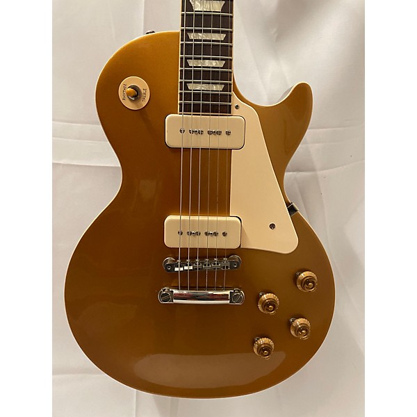 Used Gibson Used 2021 Gibson Les Paul Standard 50's P90s Gold Top Solid Body Electric Guitar