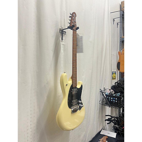 Used Ernie Ball Music Man Used Ernie Ball Music Man Stingray RS AGED CREAM Solid Body Electric Guitar