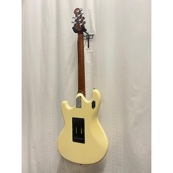 Used Ernie Ball Music Man Used Ernie Ball Music Man Stingray RS AGED CREAM Solid Body Electric Guitar