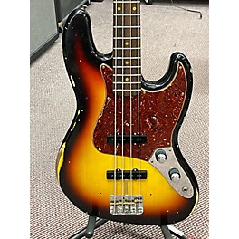 Used Fender Used 2022 Fender Custom Shop 62 J Bass Relic 3 Color Sunburst Electric Bass Guitar