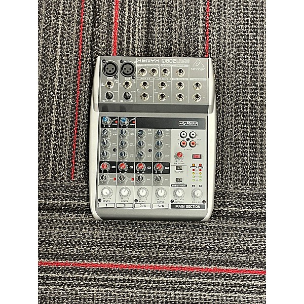 Used Behringer Xenyx Q802USB Unpowered Mixer