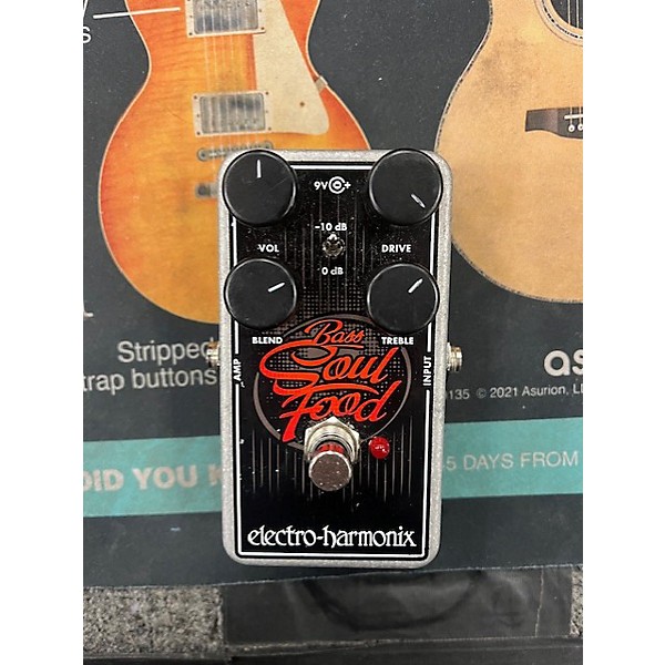 Used Electro-Harmonix Used Electro-Harmonix Bass Soul Food Overdrive Bass Effect Pedal