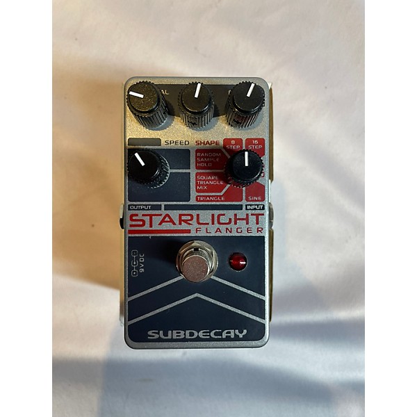 Used Subdecay STARLIGHT FLANGER Effect Pedal