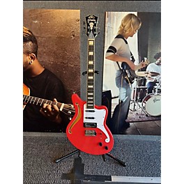 Used D'Angelico Used D'Angelico Premier Series Bedford SH Limited-Edition Fiesta Red Solid Body Electric Guitar