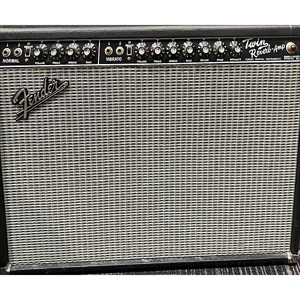 Used Fender Twin Reverb 2x12 Tube Guitar Combo Amp