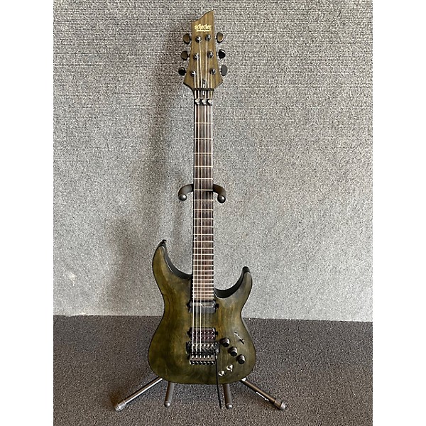 Used Schecter Guitar Research Used Schecter Guitar Research Diamond Series Apocalypse Gray Solid Body Electric Guitar