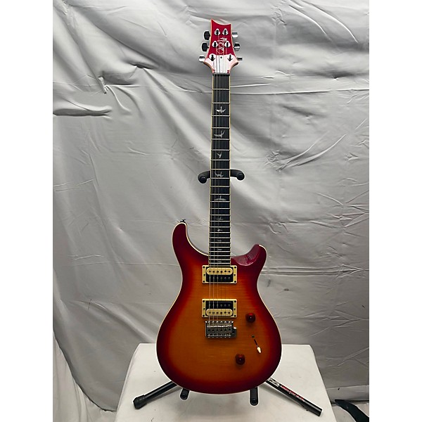 Used PRS Used PRS SE Custom 24 Cherry Sunburst Solid Body Electric Guitar