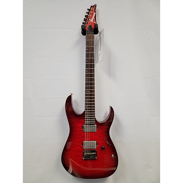 Used Ibanez Used Ibanez RG6005FEQM Trans Red Solid Body Electric Guitar