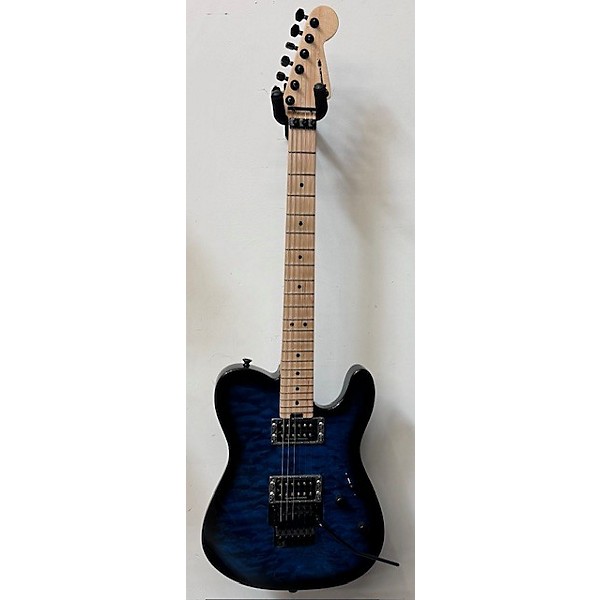 Used Charvel Used Charvel Pro Mod San Dimas Style 2 HH FR Transparent Blue Solid Body Electric Guitar