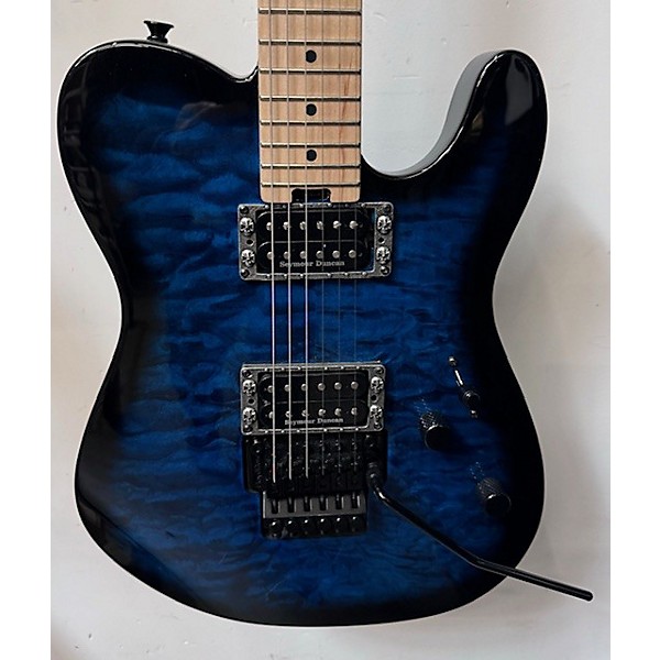 Used Charvel Used Charvel Pro Mod San Dimas Style 2 HH FR Transparent Blue Solid Body Electric Guitar