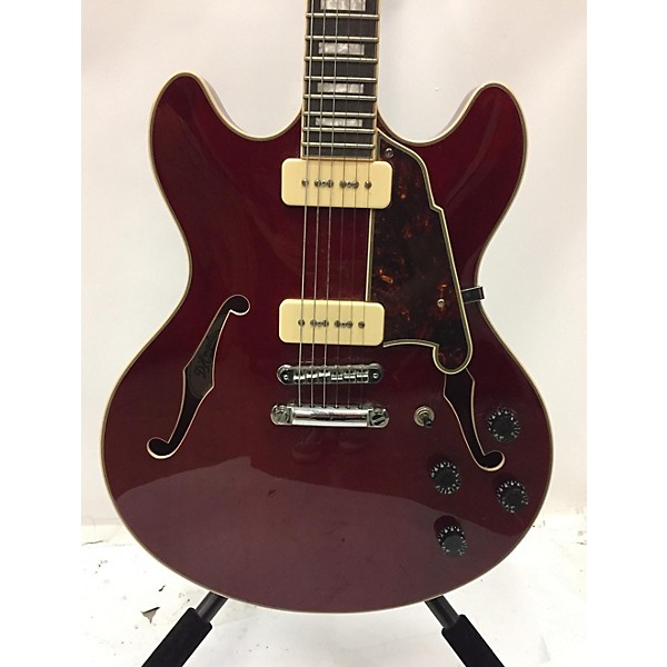 Used D'Angelico Used D'Angelico Premier Series DC Dark Cherry Burst Hollow Body Electric Guitar