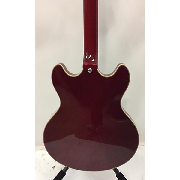 Used D'Angelico Used D'Angelico Premier Series DC Dark Cherry Burst Hollow Body Electric Guitar