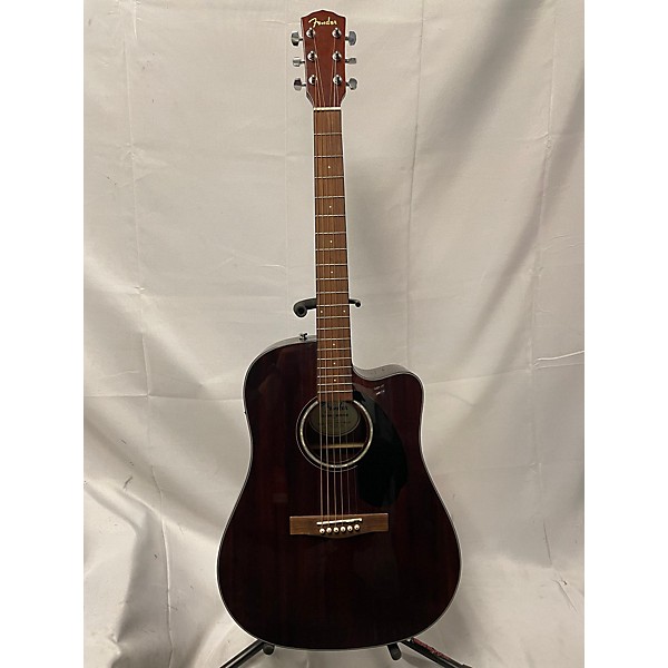 Used Fender Used Fender CD60SCE Mahogany Acoustic Electric Guitar