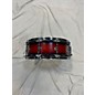 Used Used Luka Drums 5X14 Maple Snare Drum Matte Rim Drum Dark Cherry Burst thumbnail