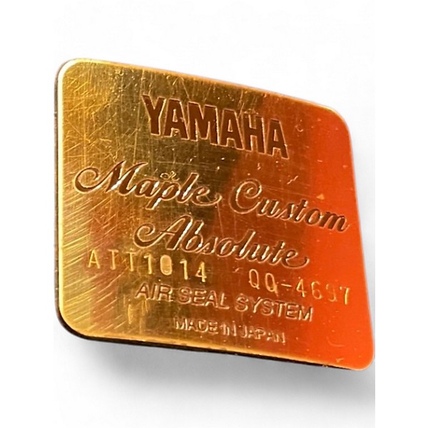 Used Yamaha 3 Piece MAPLE CUSTOM ABSOLUTE SEA BLUE Drum Kit