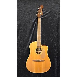 Used Fender Used Fender Redondo Natural Acoustic Electric Guitar