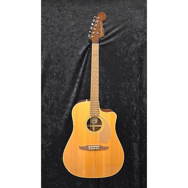 Used Fender Used Fender Redondo Natural Acoustic Electric Guitar