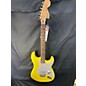 Used Fender Tom Delonge Signature Stratocaster Graffiti Yellow Solid Body Electric Guitar thumbnail