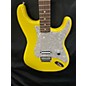 Used Fender Tom Delonge Signature Stratocaster Graffiti Yellow Solid Body Electric Guitar