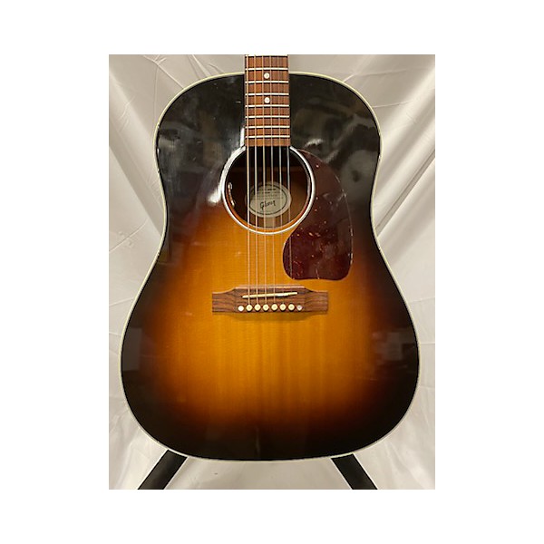 Used Gibson Used Gibson J45 Standard Vintage Sunburst Acoustic Electric Guitar