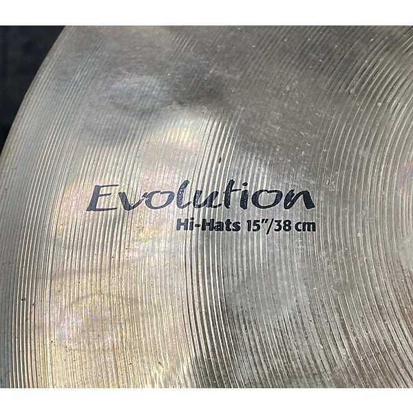 Used SABIAN 15in HHX Evolution Hi Hat Pair Cymbal