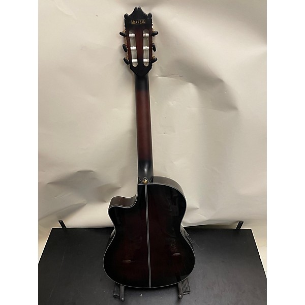 Used Ibanez Ga35tce Dvs Classical Acoustic Electric Guitar Dark Violin Sunburst Guitar Center 