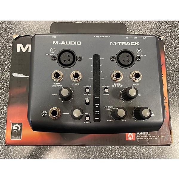 Used M-Audio M-Track Audio Interface