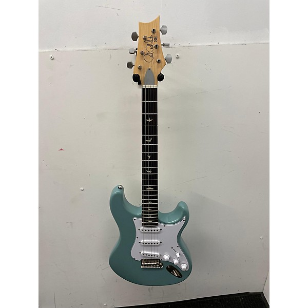 Used PRS Used PRS SE Silver Sky Blue Solid Body Electric Guitar