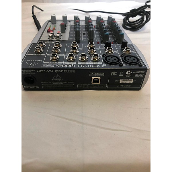 Used Behringer Xenyx Q802USB Unpowered Mixer Guitar Center