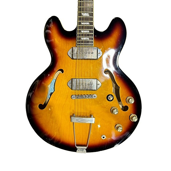 Used Epiphone Used Epiphone Inspired By John Lennon Casino 3 Tone Sunburst Hollow Body Electric Guitar