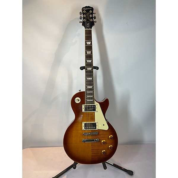 Used Epiphone Used 2015 Epiphone Les Paul Standard Pro Sunburst Solid Body Electric Guitar