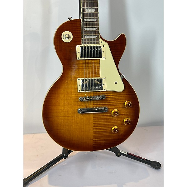 Used Epiphone Used 2015 Epiphone Les Paul Standard Pro Sunburst Solid Body Electric Guitar