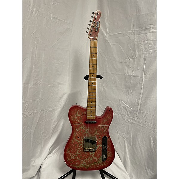 Used Used CROOK CUSTOM GUITARS TELECASTER-VINTAGE RELEC PINK PAISLEY PINK PAISLEY Solid Body Electric Guitar