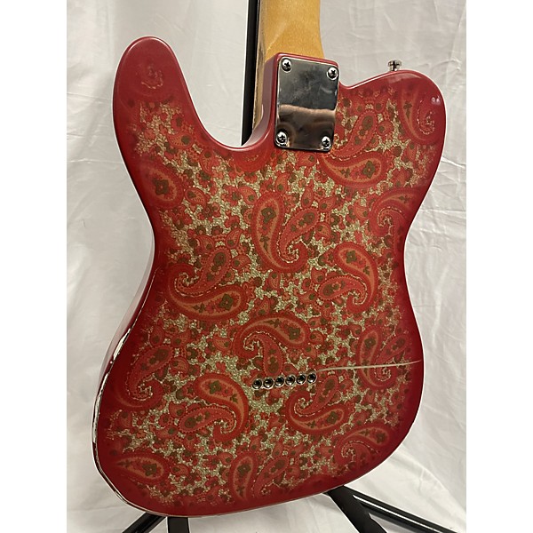 Used Used CROOK CUSTOM GUITARS TELECASTER-VINTAGE RELEC PINK PAISLEY PINK PAISLEY Solid Body Electric Guitar