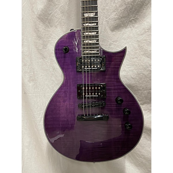 Used ESP Used ESP LTD EC1000 Deluxe Trans Purple Solid Body Electric Guitar