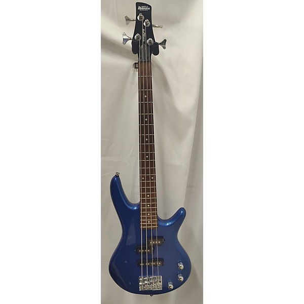 Used Ibanez Used Ibanez GSRM20 Mikro Short Scale Blue Electric Bass Guitar