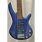 Used Ibanez Used Ibanez GSRM20 Mikro Short Scale Blue Electric Bass Guitar