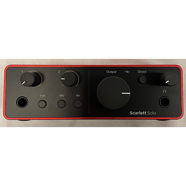 Used Focusrite Scarlett Solo Gen 4 Audio Interface