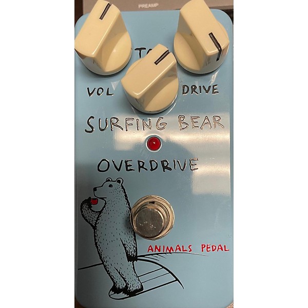 Used Animals Pedal Surfing Bear V1 Effect Pedal