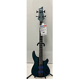 Used Schecter Guitar Research Used Schecter Guitar Research C4 4 String Trans Blue Electric Bass Guitar