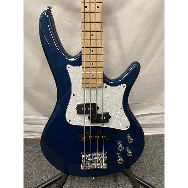 Used Ibanez Used Ibanez SRMD200 Blue Electric Bass Guitar