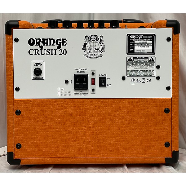 Used Orange Amplifiers Crush 20 20W 1x8 Guitar Combo Amp