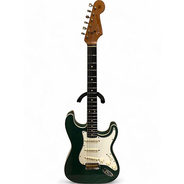 Used Fender DOUBLE BOUND LIMITED STRATOCASTER JOURNEYMAN Sherwood Green Metallic Solid Body Electric Guitar,Specials : American Fashion Style Bags On Sale Used Fender DOUBLE BOUND LIMITED STRATOCASTER JOURNEYMAN Sherwood Green Metallic Solid Body Electric Guitar,Specials : American Fashion Style Bags On Sale
