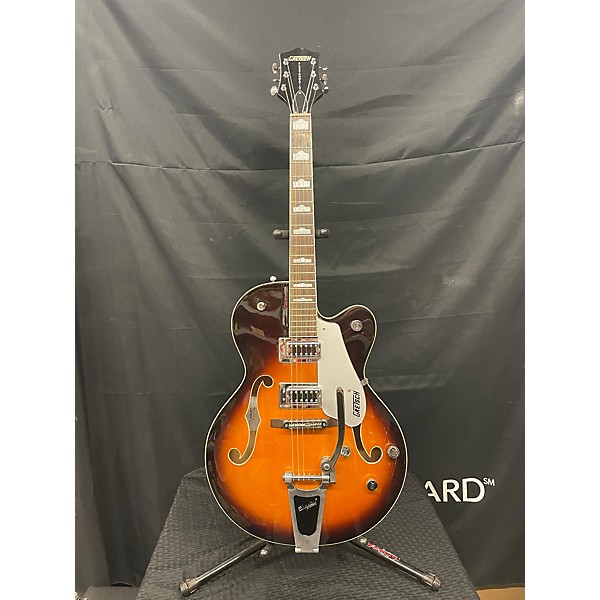 Used Gretsch Guitars Used Gretsch Guitars G5420T Electromatic 2 Color Sunburst Hollow Body Electric Guitar